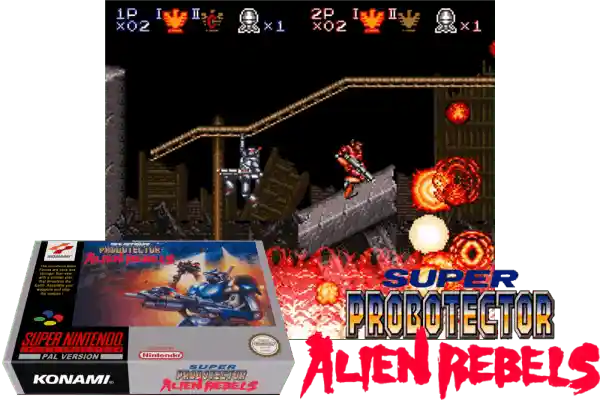 super probotector - alien rebels